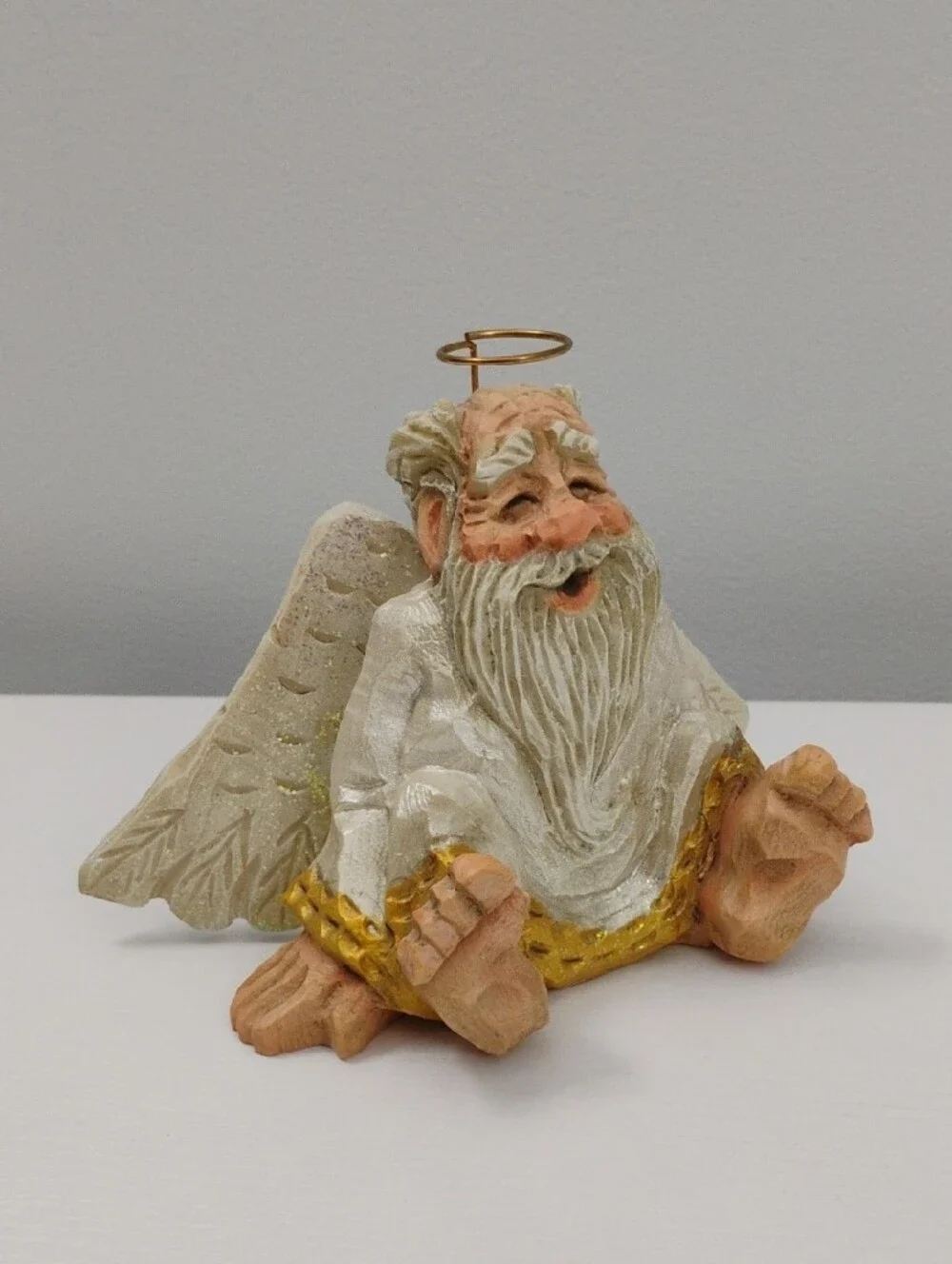 Vtg 1995 David Frykman The Oldest Angel All That Glitters Shelf Sitter Coynes